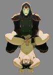  2boys abs age_difference amon_(the_legend_of_korra) bara blush bolin cum cum_in_ass cumdrip male_focus multiple_boys muscle nude pecs penis restrained sweat szadek tagme testicles the_legend_of_korra uncensored yaoi 