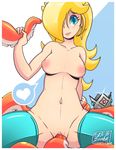  1girl blonde_hair blue_eyes breasts hair_over_one_eye looking_at_viewer navel nintendo nipples nude pussy rosetta_(mario) skajrzombie spoken_heart spread_legs stomach super_mario_bros. super_mario_galaxy tentacle tentacle_sex thighhighs vaginal 