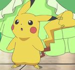  animated animated_gif crossdressing pikachu pokemon pokemon_(anime) yellow_fur 