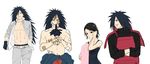  1boy 1girl artist_request naruto shounen_jump uchiha_sarada 