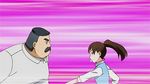  1boy 1girl animated animated_gif black_hair brown_hair ojisan_to_marshmallow 