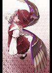  :p animal_ears bad_id bad_pixiv_id black_eyes earrings face fingernails hat highres jewelry long_fingernails mystia_lorelei pink_hair shiba_itsuki short_hair solo tongue tongue_out touhou wings 