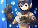  alternate_color bad_id bad_pixiv_id bubble male_focus rockman rockman_(character) rockman_(classic) saw_blade solo underwater zakki 