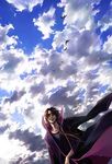  cloud cloudy_sky day lily_(artist) male_focus naruto naruto_(series) outdoors sky solo uchiha_itachi 