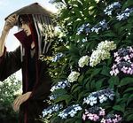  flower hat hydrangea lily_(artist) male_focus naruto naruto_(series) solo uchiha_itachi 
