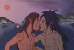  2boys multiple_boys naruto senju_hashirama uchiha_madara yaoi 