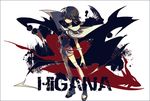  1girl black_hair cloak domu_(hamadura) higana_(pokemon) pokemon pokemon_oras red_eyes salamence 