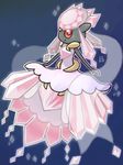  crystal diancie dress jewel mega_diancie mega_pokemon nintendo no_humans pokemon pokemon_xy red_eyes solo 