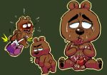  anthro balls brickleberry cum cum_in_ass cum_in_balls cum_inside cum_on_face cum_on_stomach disembodied_penis humanoid_penis male male/male malloy_(brickleberry) mammal penetration penis torquewintress ursid 