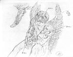  1boy angel_wings anime_opening close_eyes concept_art eyes_closed hidaka_ken monochrome weiss_kreuz weiss_kreuz_gluhen wings 
