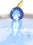  anthro anthrofied breasts female fountain nintendo non-mammal_breasts nude partially_submerged pok&eacute;mon pok&eacute;mon_(species) pok&eacute;morph reptile scalie scorci small_breasts sobble solo video_games water wet 