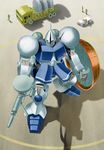  gun gundam gyan mecha mobile_suit_gundam nagase_mizuchi shield truck vehicle weapon 