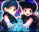  2boys black_hair lucas mother_(series) multiple_boys ness nintendo short_hair 