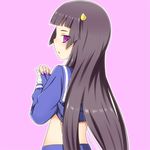  1girl kami_nomi_zo_shiru_sekai long_hair looking_back lune_(kaminomi) purple_eyes purple_hair simple_background yuto_(dialique) 