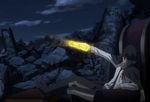  animated animated_gif boots feathers gun jacket katekyo_hitman_reborn! male_focus necktie scar weapon xanxus 