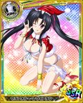  1girl black_hair breasts cleavage female high_school_dxd large_breasts long_hair purple_eyes serafall_leviathan smile solo 