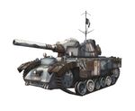  edelweiss_(senjou_no_valkyria) ground_vehicle military military_vehicle motor_vehicle no_humans senjou_no_valkyria tank tank_focus yuki! 
