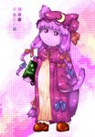  book cat furry hat henry-ikustodam long_hair patchouli_knowledge pregnant purple_eyes purple_hair solo standing touhou 