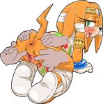  1girl ass blush female furry green_eyes nezunezu open_mouth pussy pussy_juice sonic_the_hedgehog spread_anus spread_ass spread_pussy tagme tikal_the_echidna 