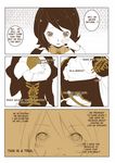  ai-wa apron comic english maid monochrome shannon tears umineko_no_naku_koro_ni 