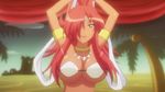  animated animated_gif arabian_clothes belly_dancer bikini bouncing_breasts breasts cleavage dancer dancing dark_skin kirche_augusta_frederica_von_anhalt_zerbst large_breasts long_hair ponytail red_hair swimsuit zero_no_tsukaima 