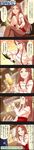  5koma back-seamed_legwear brown_eyes character_name cinderella_girls_gekijou colorized comic highres idolmaster idolmaster_cinderella_girls long_hair long_image official_art producer_(idolmaster) seamed_legwear tall_image translated zaizen_tokiko 