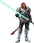  1boy armor energy_sword ga_jiarg nintendo official_art red_hair sword tail weapon xenoblade_chronicles_x 