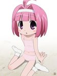  child hatomugisan mint_clark panties pink_hair rio_-rainbow_gate!- underwear 