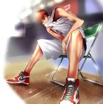  1boy basketball blush kagami_taiga kuroko_no_basuke male_focus red_hair short_hair solo sweat tagme 