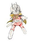  1boy boots char_aznable chibi gloves gundam helmet male_focus mask military_uniform mobile_suit_gundam simple_background solo uniform ya-ma 