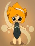  1girl elely_(wakfu) fang iop orange_hair wakfu 