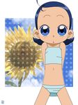  blue_hair child hatomugisan ojamajo_doremi senoo_aiko swimsuit 