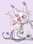  artist_request blue_eyes cat censored digimon furry no_humans pussy sex_toy tailmon 