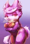  cat chinese_clothes copyright_request furry g_(artist) pink_eyes pink_hair 