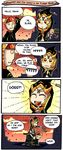  1girl 4koma all_fours cloak comic english highres hood horns midna midna_(true) orange_hair paddle red_hair red_pupils riding setz smile the_legend_of_zelda the_legend_of_zelda:_twilight_princess yellow_eyes yellow_sclera younger zant 