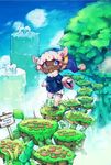  blue_eyes forest furry g_(artist) nature open_mouth sheep walking 