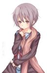  bad_id bad_pixiv_id bangs bookmark brown_eyes brown_hair cardigan kita_high_school_uniform meet_neet nagato_yuki scarf school_uniform serafuku short_hair solo suzumiya_haruhi_no_shoushitsu suzumiya_haruhi_no_yuuutsu tears 