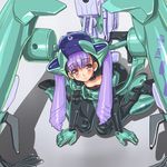  bad_id bad_pixiv_id brown_eyes busou_shinki dd_(ijigendd) doll_joints purple_hair solo twintails yda 