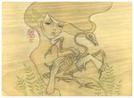  audrey_kawasaki bad_id bad_tumblr_id bird copyright_request hands lips long_hair skeleton solo 