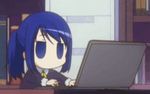  animated animated_gif computer hanamaru_youchien hiiragi_(hanamaru_youchien) laptop lowres solo typing 