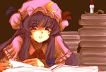  book candle kuronuko_neero md5_mismatch patchouli_knowledge reading sketch solo touhou 