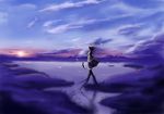  bad_id bad_pixiv_id kotobuki_ryou onozuka_komachi scenery solo sunset touhou water 