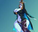  1girl blush breasts huge_breasts jay-marvel midna midna_(true) nintendo spoilers the_legend_of_zelda the_legend_of_zelda:_twilight_princess thick_thighs wide_hips 