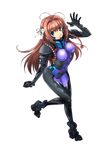  bodysuit breasts fortified_suit large_breasts long_hair muvluv muvluv_alternative pilot_suit suzumiya_haruka tagme 