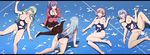  5girls aftersex ahegao all_fours areolae bent_over breasts breasts_out breasts_outside cum cum_in_pussy gakuen_de_jikan_yo_tomare glasses large_breasts lineup lying multiple_girls nipples on_back one-piece_swimsuit open_mouth rape screencap stitched swimsuit swimsuit_aside take_your_pick teacher thighhighs time_stop torn_clothes 