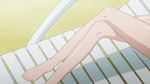  1girl animated animated_gif barefoot beach bikini breasts feet kongou_mitsuko long_hair swimsuit to_aru_kagaku_no_railgun to_aru_majutsu_no_index 