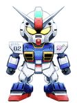  artist_request chibi gundam gundam_cross_dimension_0079 heart mecha mobile_suit_gundam pixie_gundam 