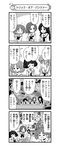  4koma 6+girls absurdres arm_up bat bunny closed_eyes comic eating emblem food freckles ghost girls_und_panzer glasses greyscale ground_vehicle halloween hand_on_own_face hat highres holding ice_cream ice_cream_cone jack-o'-lantern knife long_hair looking_at_another m3_lee maruyama_saki medium_tank military military_vehicle miniskirt monochrome moon motor_vehicle multiple_girls mummy nanashiro_gorou neckerchief official_art ooarai_school_uniform oono_aya pdf_available pleated_skirt raised_fist sakaguchi_karina sawa_azusa school_uniform serafuku short_hair sickle sitting skirt smile spoon standing sweatdrop tank translated twintails utsugi_yuuki vampire witch_hat yamagou_ayumi |_| 