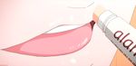  1girl animated animated_gif lips nisekoi orange_hair shiny solo teeth 