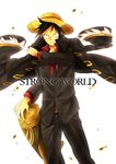  1boy formal hat jacket male_focus monkey_d_luffy one_piece one_piece:_strong_world solo straw_hat 